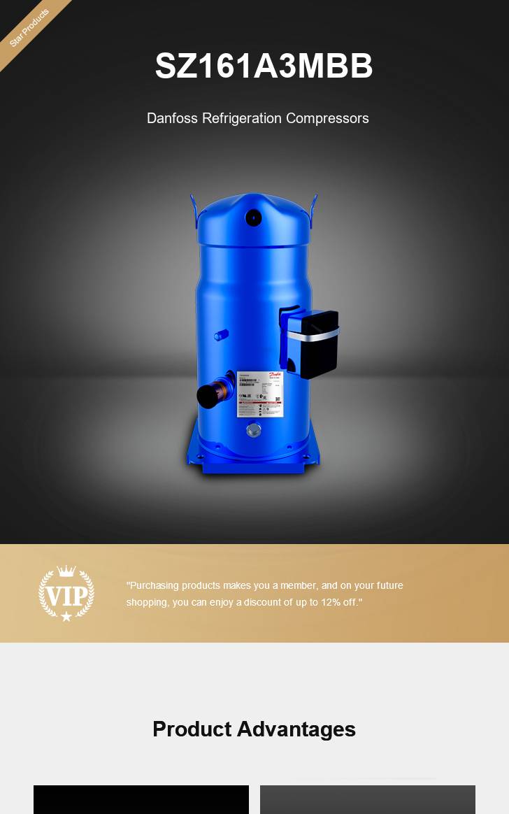 Danfoss Compressor SZ161A3MBB, technical parameters pdf, structure diagram